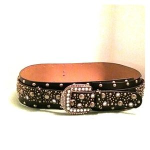 Metro 7 Wide Black Belt 2 pieces size XL